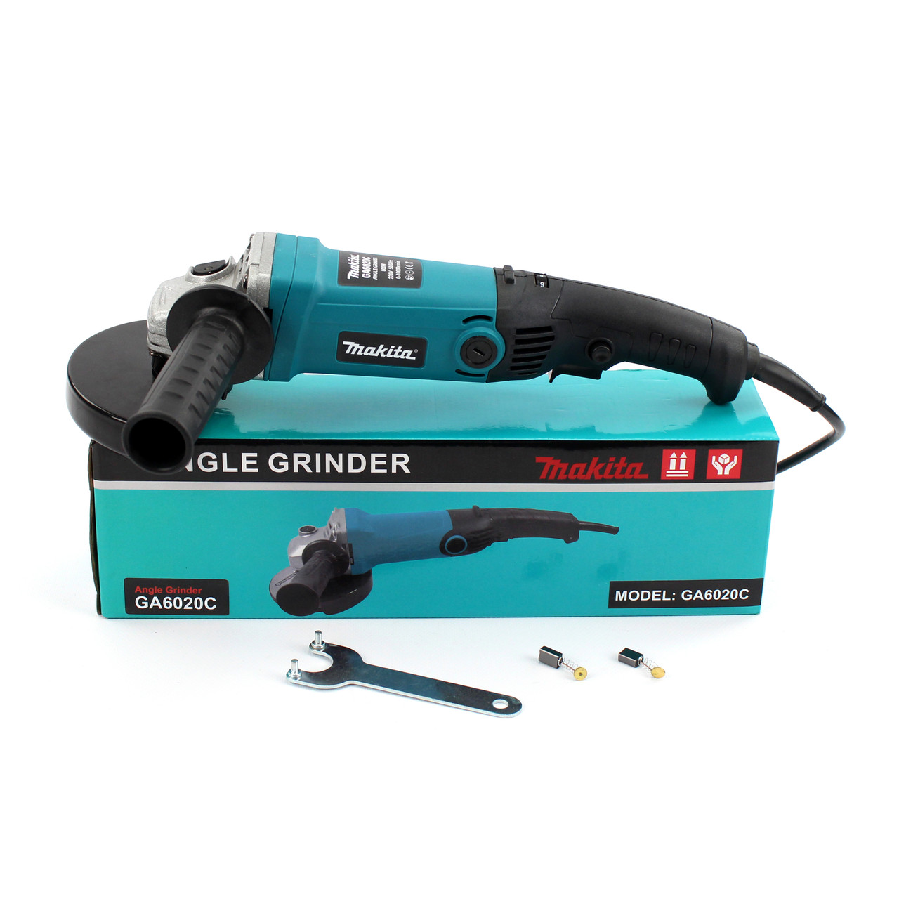 Болгарка Makita GA 6020С (800 Вт, 125 коло) Кутова шліфувальна машина з регулятором обертів Макіта