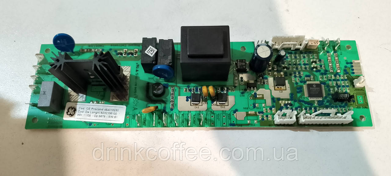 Силова плата для кавомашини DeLonghi ESAM 2500.B_3 б/у Cod 5232106100