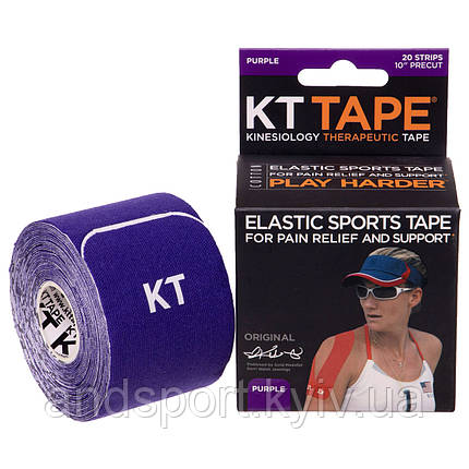 Кінезіо тейп (Kinesio tape) KTTP ORIGINAL KT002806 розмір 5смх5м кольори в асортименті Код BC-4786, фото 1