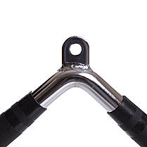 Ручка для тяги на трицепс V-подібна прогумована Zelart TA-2737 Код TA-2737, фото 2