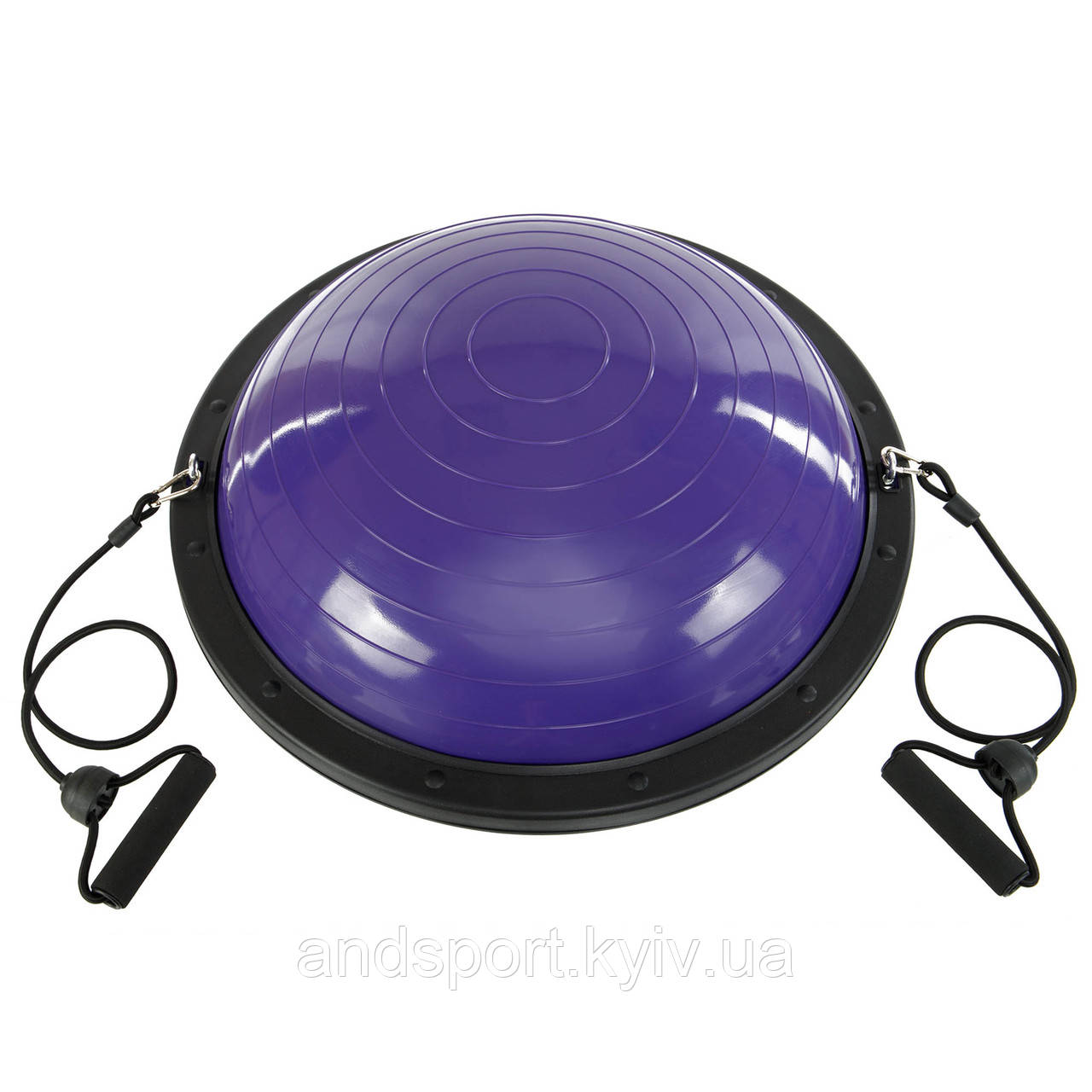 Півсфера для фітнесу з еспандерами BOSU SPOINT FI-1924 кольори в асортименті Код FI-1924