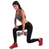 Гантель покриття TPU Zelart TA-2678-6 1шт 6кг сірий Код TA-2678-6, фото 4