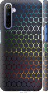 Чохол на Realme 6 Переливні стільники "498m-1913-7290"