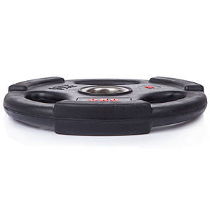 Диски для штанги обгумовані LIFE FITNESS SC-80154B-5 51мм 5кг чорний Код SC-80154B-5, фото 2