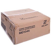 Канат спортивний для лазіння з кріпленням Zelart FI-2626 4,5м чорний Код FI-2626, фото 5