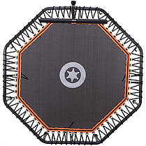 Фітнес батут восьмикутний FI-2904-122 122см чорний-помаранчевий Код FI-2904-122, фото 2