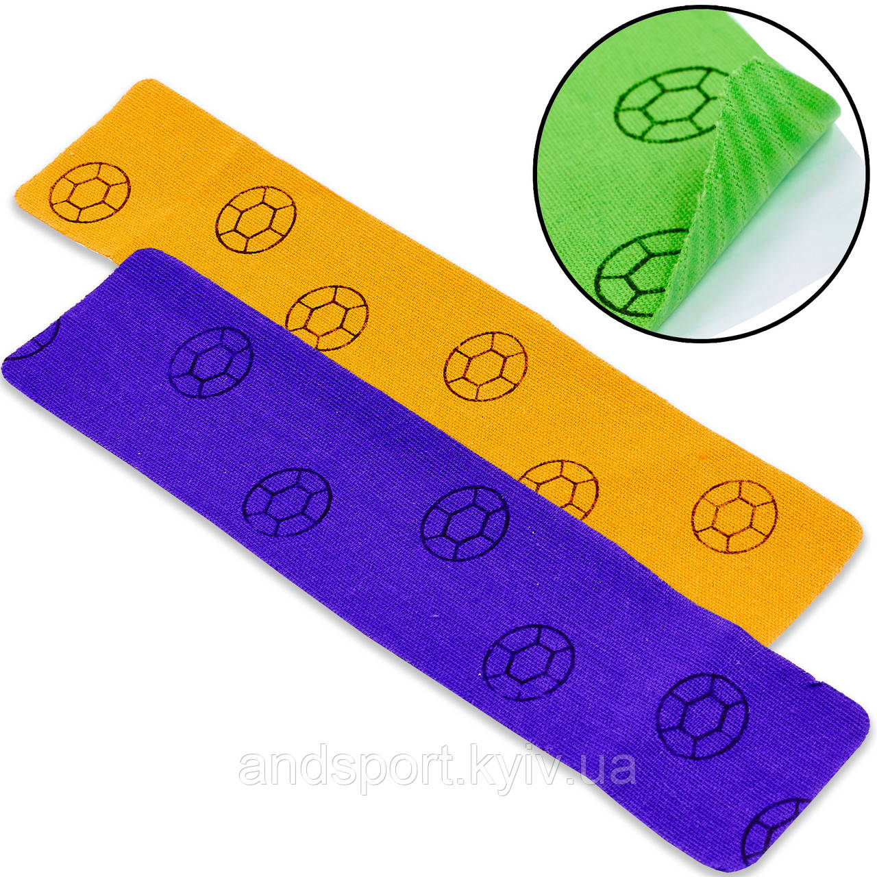Кінезіо тейп (Kinesio tape) нарізані SP-Sport BACK довжина 30см Код BACK