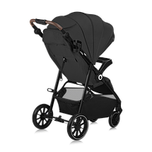 Коляска прогулянкова Lionelo Emma One Grey Stone Чорна, фото 5