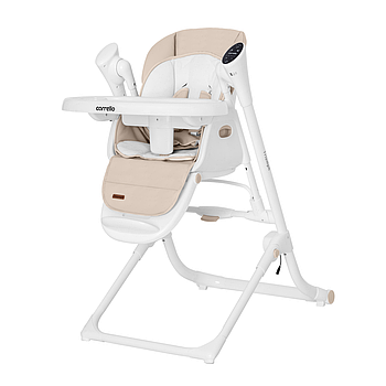 Дитячий стільчик для годування CARRELLO Triumph Cream Beige (сенсорна панель) CRL-10302