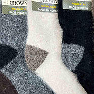 Жіночі шкарпетки з ангори теплі Crown (кольорові), фото 2