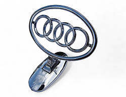 Емблема приціл на капот AUDI хром на скотчі (сплав)