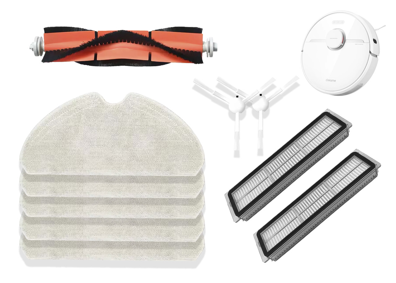 Набір змінних аксесуарів (10 шт.) сумісних з Dreame D9, D9 Max, L10 Pro, LDS Finder, фото 1