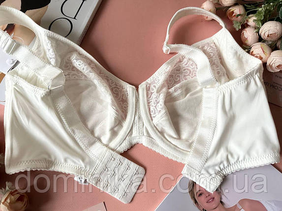 90І Бюстгальтер без поролону великого розміру молочний, фото 2