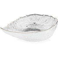 Салатник Ardesto Leaf, 17.5 см, прозорий (AR5008)