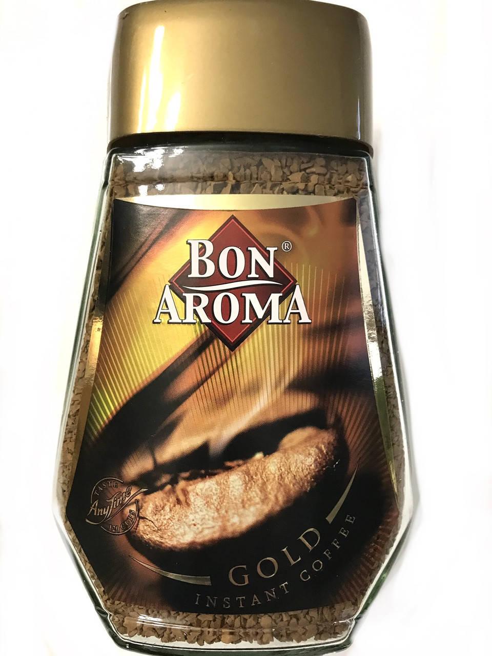Кава розчинна Bon Aroma Gold 200г скло