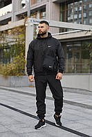 Чоловічий спортивний костюм nike весна осінь з блискавкою Найк костюми комплект вітрівка штани плащівка