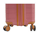 Валіза мала S поліпропілен пудра 55х38х22см/40л/2.6кг/Snowball 49403, фото 7