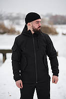 Чоловіча водонепроникна вітрівка, довгий демісезонний одяг, весна осінь, капюшон вшитий