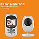 Відеоняня Baby Monitor SP990 Original JKR з датчиком звуку, нічне бачення + термометр, радіоняня, няня, фото 5