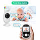 Відеоняня Baby Monitor SM25 Original JKR з датчиком звуку, нічне бачення + термометр, радіоняня, няня, фото 6