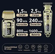 Набір для стрижки з машинкою триммером та електробритвою-шейвером VGR V-641 Набір для стрижки та гоління, фото 6