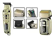 Набір для стрижки з машинкою триммером та електробритвою-шейвером VGR V-641 Набір для стрижки та гоління, фото 5