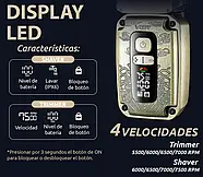 Набір для стрижки з машинкою триммером та електробритвою-шейвером VGR V-641 Набір для стрижки та гоління, фото 7