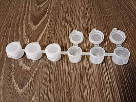 Баночка 2.5 мл.в спайці 6 шт.(ящ.1200шт.)