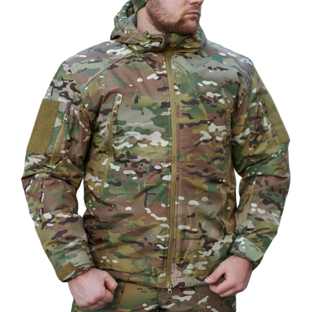 Зимова тактична куртка F-3 LVL 7 Multicam Phantom мультикам