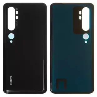 Задня панель корпусу для Xiaomi Mi Note 10, Mi Note 10 Pro, чорна, M1910F4G, M1910F4S