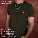 Чоловіча срібна цепочка з хрестиком. Бісмарк і хрест оригінальний 55 см, фото 2