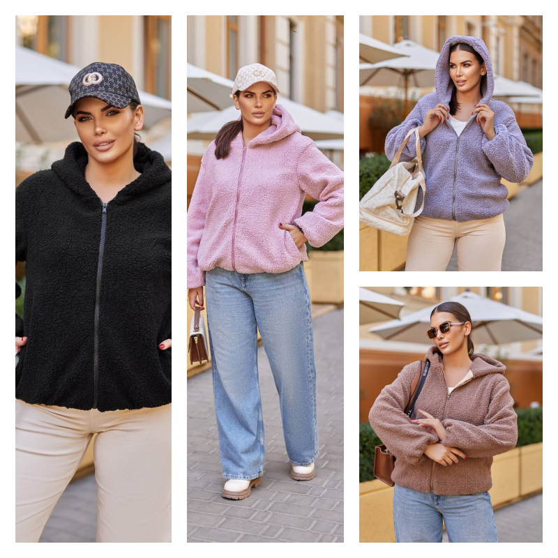 Куртка з м'якого штучного хутра (Тедді)