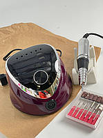 Фрезер для манікюру і педикюру SML Nail Sander M12, пурпурний 68 Вт 35,000 об