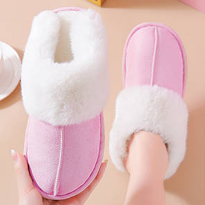 Жіночі домашні кімнатні капці Lesko A-231 USB Pink 25 см із підігрівом теплі, фото 2