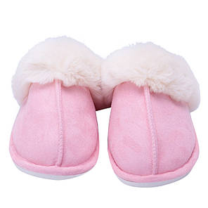 Жіночі домашні кімнатні капці Lesko A-231 USB Pink 25 см із підігрівом теплі, фото 3