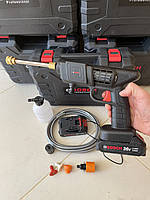 ХІТ ПРОДАЖ / Акумуляторна мийка високого тиску BOSCH + 2 акумулятори і кейс / Міні мийка для машини / Розпилювач пістолет