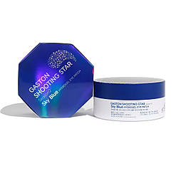 Небесно-блакитні гідрогелеві патчі для очей Shooting star season2 sky blue eye patch Gaston 60 шт.