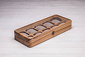 Підставка-органайзер для зберігання наручних годинників ecoWalnut 7х43.5х18 см