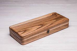 Бокс із горіхового дерева для зберігання наручних годинників ecoWalnut 7х43.5х18 см