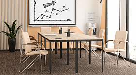 Офисная мебель для конференц-зала набор АМФ №5