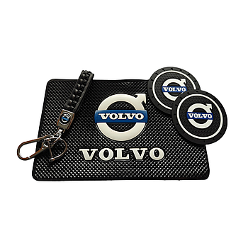 Комплект Volvo Брелок та килимки в авто.