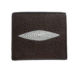 Портмоне чоловіче зі шкіри скакат Ekzotic Leather 11,5х9,5 см Коричневий (stw120_2)