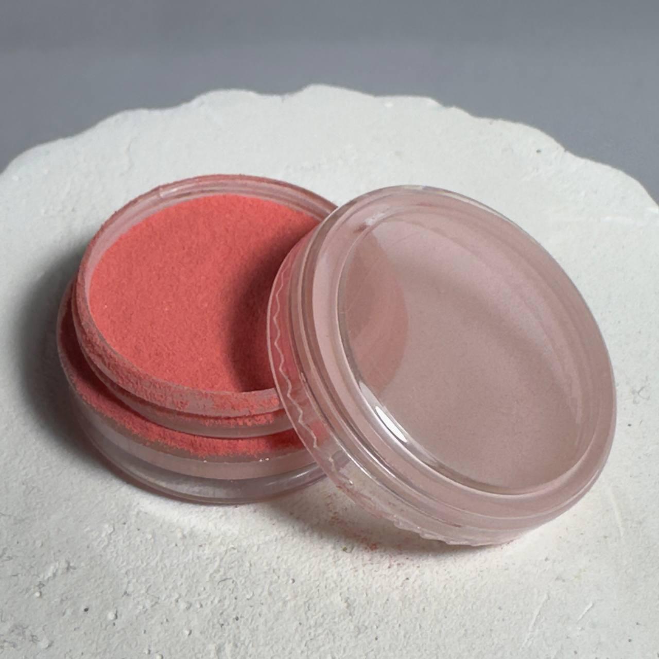 Акрилова пудра кольорова для нігтів кораловий