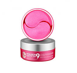Гідрогелеві патчі з екстрактом троянди та пептидами Hyaluron Rose Peptide 9 Ampoule Eye Patch Medi-Peel 60 шт.