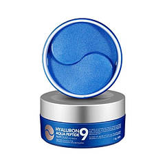 Патчі для глибокого зволоження з пептидним комплексом Hyaluron Aqua Peptide 9 Ampoule Eye Patch Medi Peel 60