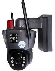 IP-камера відеоспостереження RIAS TP18 вулична із сонячною панеллю Black