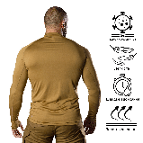 Лонгслів Thorax Pro CoolPass SJ Койот (7139), S, фото 3