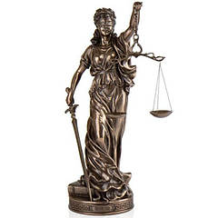 Скульптура Феміда - богиня справедливості Veronese 65х25 см Бронзовий AL3234