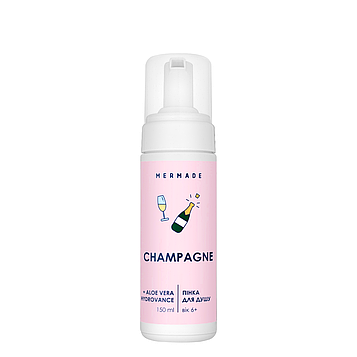 Пінка для душу парфумована Mermade Champagne аромат "Шампанське" 150 мл