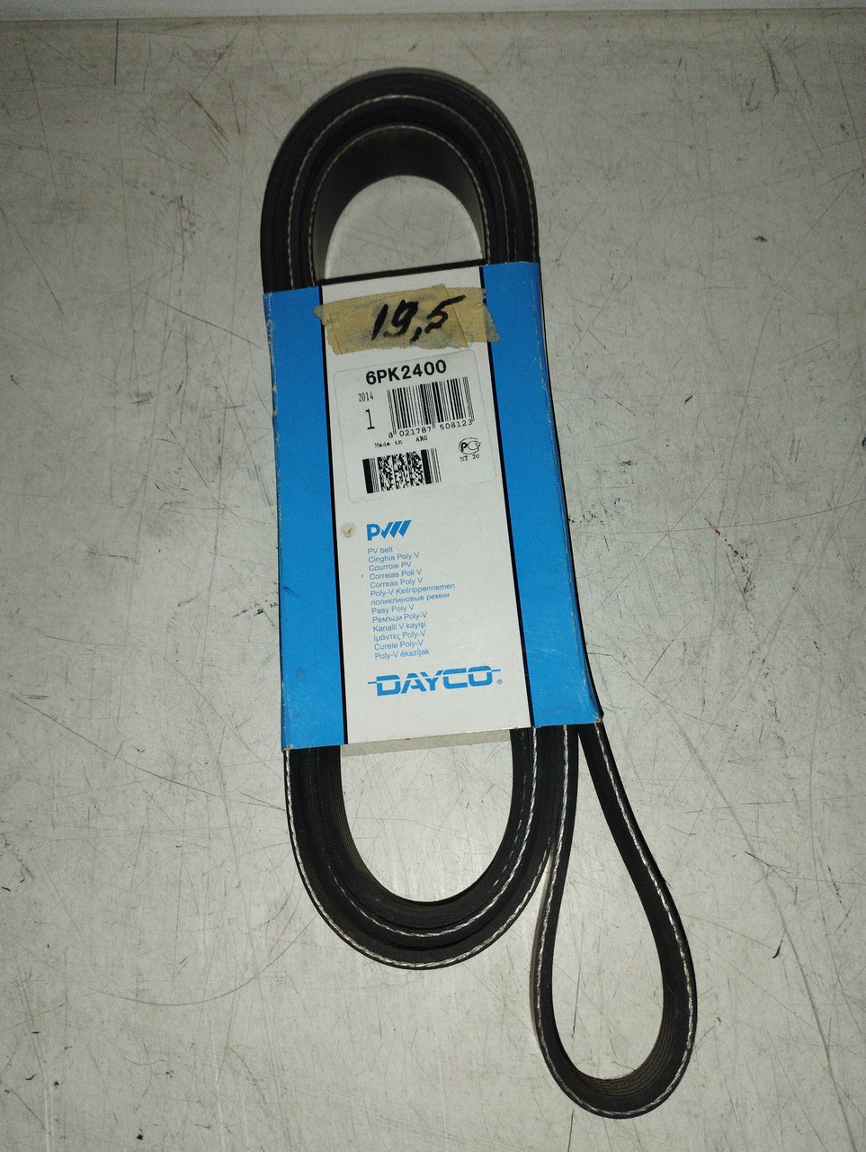 Dayco Ремінь полікліновий 6pk2400